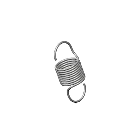 Extension Spring, O= .750, L= 2.00, W= .062